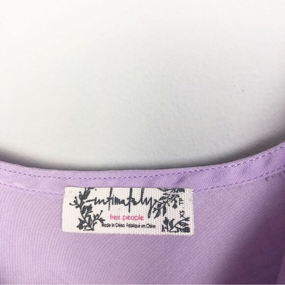 FREE PEOPLE | INTIMATELY Light Purple Cinch Side Slip Dress Midi Women’s Size XS - Picture 5 of 8